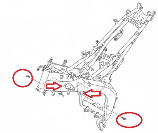 YAMAHA MT-125 MT125 MT 125 2020-... - АВАРИЙНЫЕ ПОДКЛАДКИ ТВЕРДЫЕ СЛАЙДЕРЫ