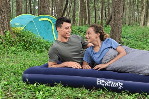ОДИНОЧНЫЙ НАДУВНОЙ ВЕЛЮРОВЫЙ МАТРАС BESTWAY 67001 188x99x22 CM