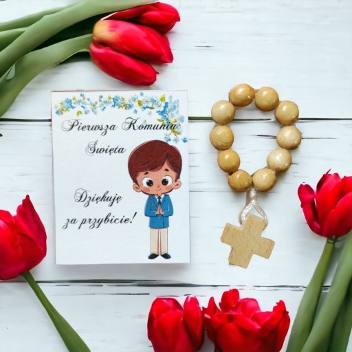 Розарий, благодарность гостям, Святое причастие, сувенир, подарок, УФ-печать