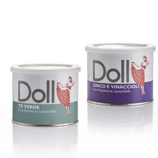 DOLL Xanitalia Zestaw 2x wosk do depilacji w puszce 400ml + PODGRZEWACZ