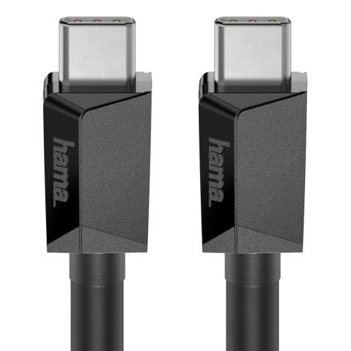 КАБЕЛЬ Hama USB-C — USB-C Gen1, 5 Гбит/с, 0,75 м, черный