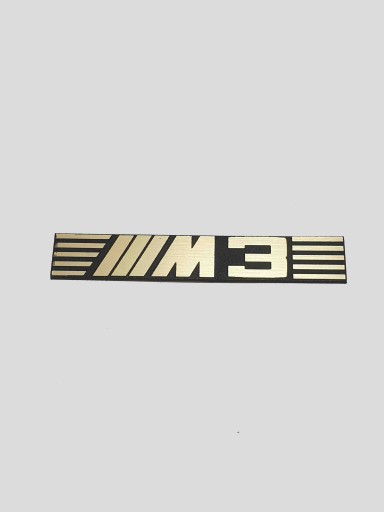 Наклейка-эмблема BMW M3 61 x 10 мм *ЗОЛОТО
