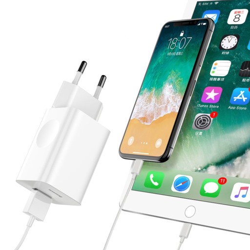 БЫСТРОЕ СЕТЕВОЕ ЗАРЯДНОЕ УСТРОЙСТВО BASEUS ДЛЯ ТЕЛЕФОНА USB QC 3A МОЩНЫЙ ИСТОЧНИК ПИТАНИЯ 24 ВТ