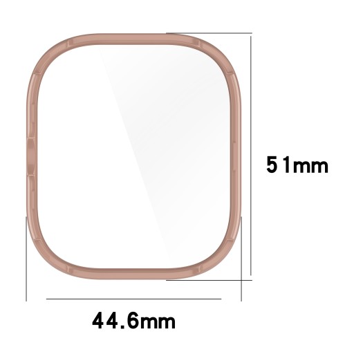 ЗАЩИТНЫЙ ЧЕХОЛ + ЗАКАЛЕННОЕ СТЕКЛО 2В1 ДЛЯ XIAOMI REDMI WATCH 4 - СИНИЙ