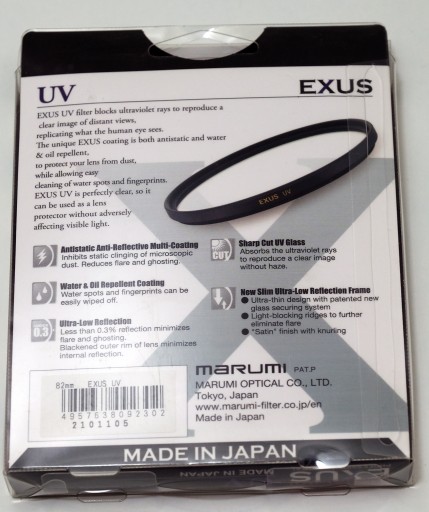 УФ-фильтр Marumi EXUS82 82 мм