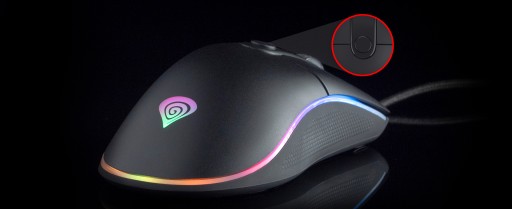 ИГРОВАЯ МЫШЬ ДЛЯ ГЕЙМЕРОВ GENESIS LED RGB 8000DPI