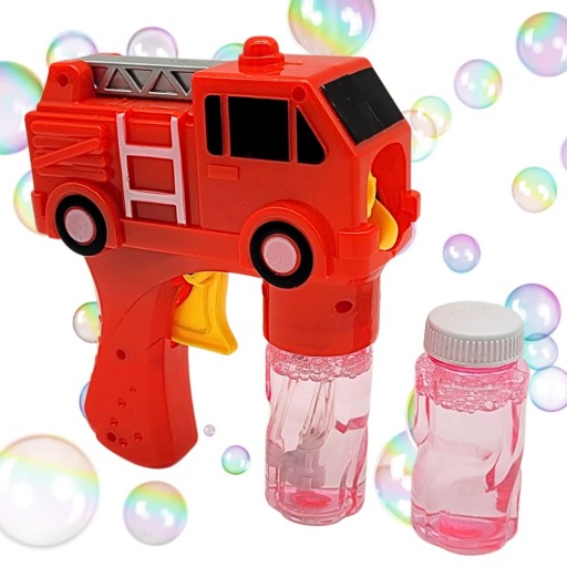 BAŃKI PISTOLET STRAŻ POŻARNA 2 PŁYNY WÓZ STRAŻACKI