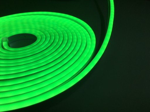 Светодиодная лента NEON LED FLEX 12V ЗЕЛЕНАЯ IP67