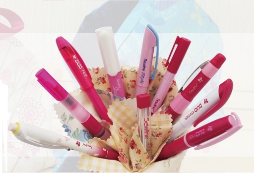 Портновский меловой карандаш + 8 стержней PINK SEWLINE