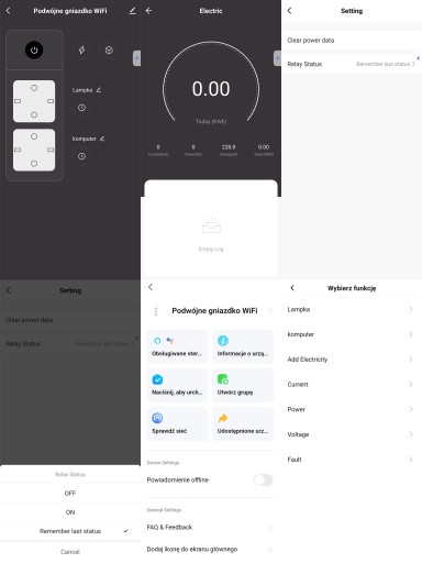 PSMART SMART ДВОЙНАЯ РОЗЕТКА 2X ИЗМЕРЕНИЕ ПОТРЕБЛЕНИЯ WIFI TUYA