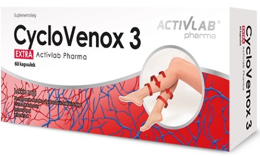 ACTIVLAB CYCLOVENOX 3 60k LIGHT LEGS HESPperidin ДЛЯ ВАРИКОЗА ВЕН ДЛЯ ПРОДАЖИ НОГ