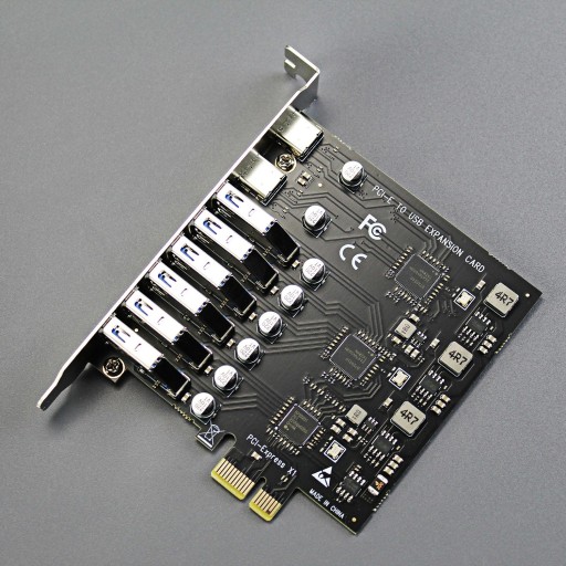 8-портовая плата адаптера USB 3.0 PCIe (2 USB-C и 6 USB-A)