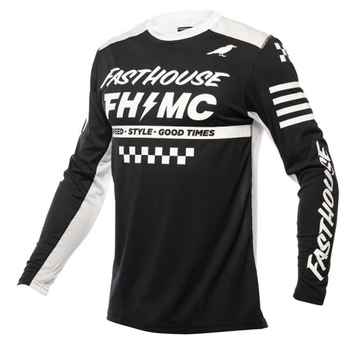 Футболка Bmx FASTHOUSE Downhill MTB Enduro Moto Jersey Off Road, длинный мот