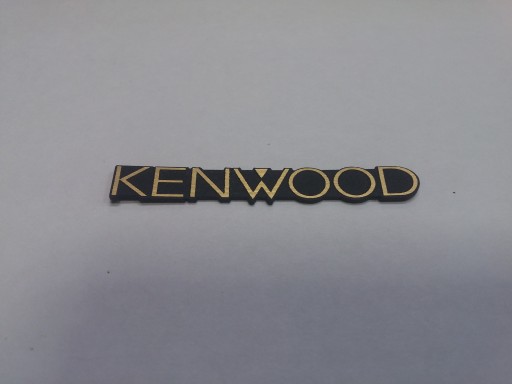 Эмблема наклейки Kenwood 50 x 7 мм *золото