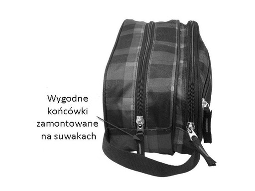 Pakowna kosmetyczka z uchwytem Coolpack kratka
