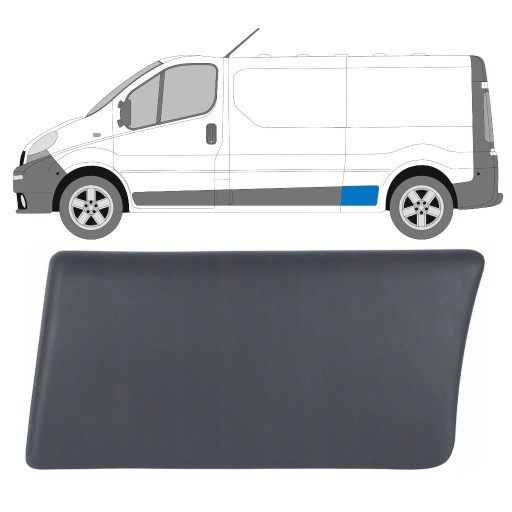 Полоса перед рулем Trafic Vivaro Primastar 2001-