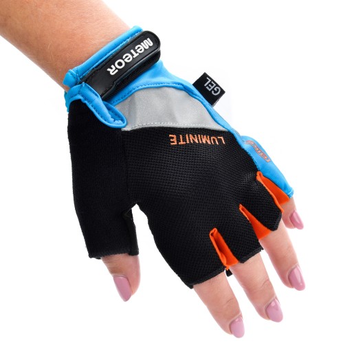 RĘKAWICZKI ROWEROWE NA ROWER KRÓTKIE METEOR GEL GX36 XXL żelowe elastyczne
