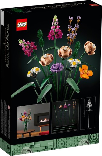 LEGO ICONS 10280 Букет цветов Розы Маки Астры Ромашки Цветы Цветы