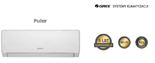 Тепловой насос, кондиционер GREE Pular 3,2 кВт Shiny