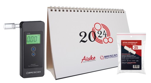 Алкотестер BACSCAN F60 PRO + чехол + 25 мундштуков + подарок