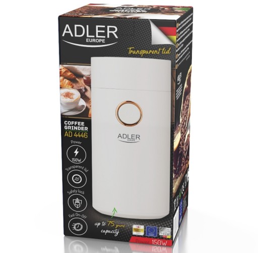 Электрошлифовальная машина Adler AD 4446wg 150 Вт белая