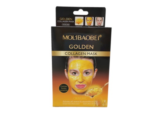 MOLIBAOBEI золотая коллагеновая маска для лица 10 шт.