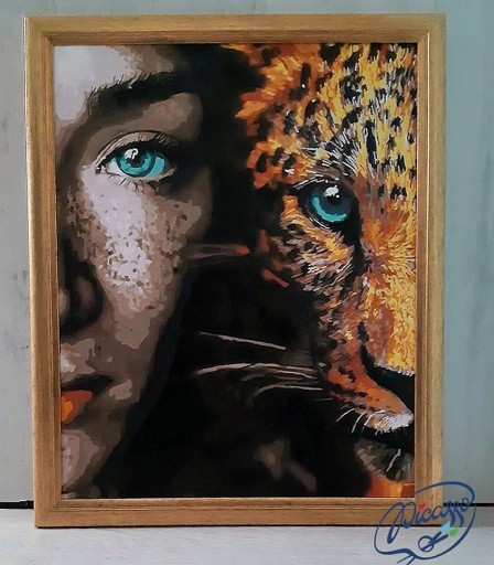 Набор КРАСКА ПО ЦИФРАМ - ИПИКАССО 40x50