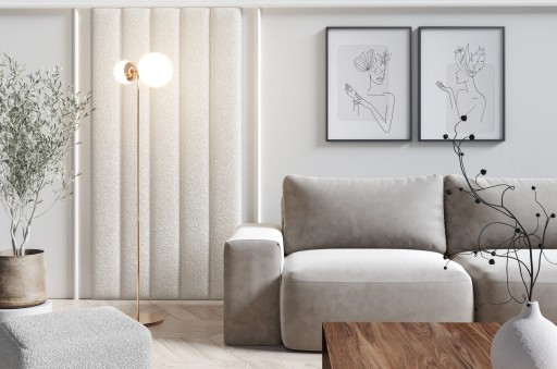 Panel ścienny tapicerowany 115x40 wezgłowie prostokąt zagłówek
