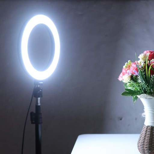 Zestaw lamp pier?cieniowych, 10-calowa lampa pier?cieniowa do selfie