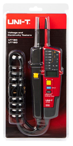 ИНДИКАТОР НАПРЯЖЕНИЯ И ПОСЛЕДОВАТЕЛЬНОСТИ ФАЗ UT-18C UNI-T