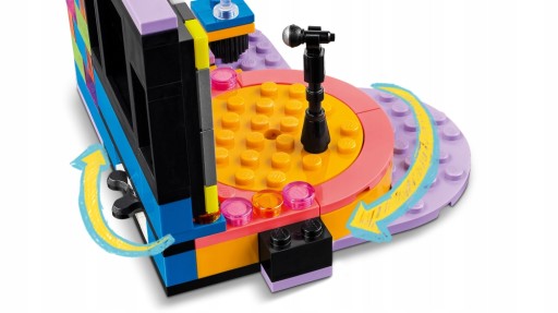 КАРАОКЕ-ВЕЧЕРИНКА LEGO FRIENDS, ВРАЩАЮЩАЯСЯ СЦЕНА ПОЮ, ШАРЫ И ХИТ ГЕККОНОВ