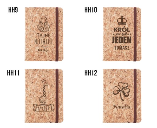 Notes pamiętnik ekologiczny personalizowany grawer