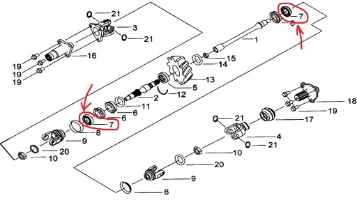 УПЛОТНЕНИЕ ПРИВОДНОГО ВАЛА KARDAN CARDAN Quad ATV TGB BLADE 425cc OEM!