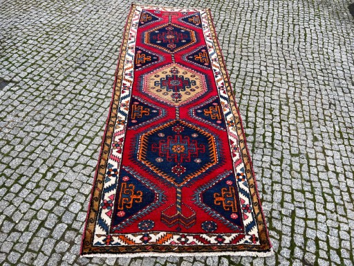 100lat IRAN VINTAGE CHODNIK AFSHAR 320x108 gal8tys