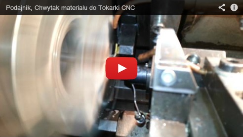 Podajnik pręta, chwytak do tokarki CNC / Zakres 30-80 mm / WELDON 32