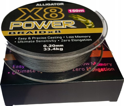ПЛЕТА АЛЛИГАТОР POWER 8 X 0,30 мм 150м