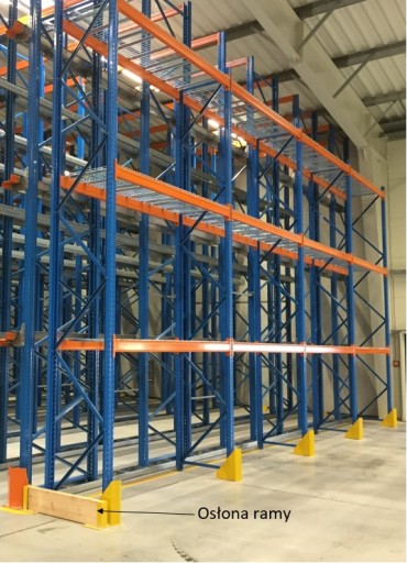 Rama Stow 6000x1100 mm regały magazynowe paletowe