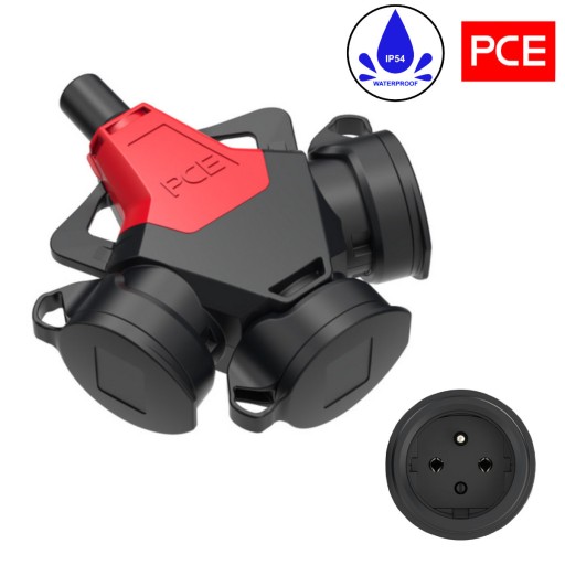 Przedłużacz gumowy OW H05RR-F 3x2,5 45m TRÓJNIK