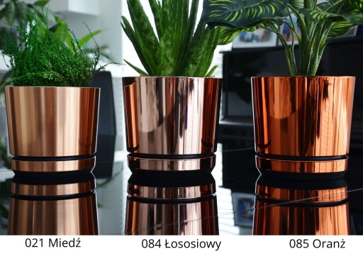 Цветочный горшок 14 Оранжевый GLOSS гламурный оранжевый LOFT