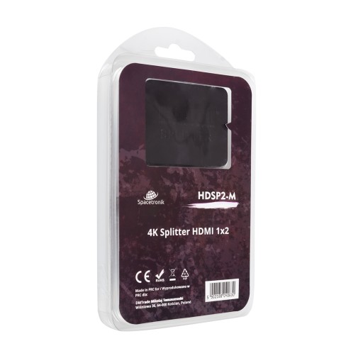 Spacetronik HDSP2-M мини-разветвитель HDMI 1/2