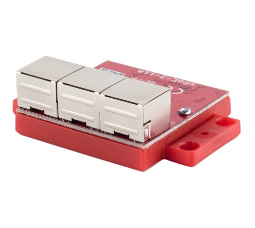 Удлинитель ATTE mini SWITCH 3 порта LAN RJ45 1xPoE IN 802.3 2xPoE OUT 100 Мбит/с