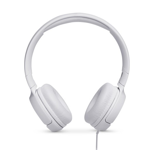 SŁUCHAWKI JBL TUNE 500 NAUSZNE Z MIKROFONEM BIAŁE