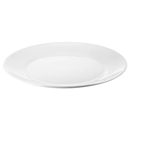 Сервиз IKEA OFTAST ТАРЕЛКИ 24 шт белое стекло + БОНУСНЫЕ СТАКАНЫ РЕКО