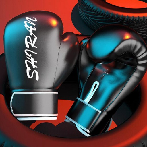 Core Boxing Gloves Adult Kids Sparring Training Boxing Gloves 10oz_Black