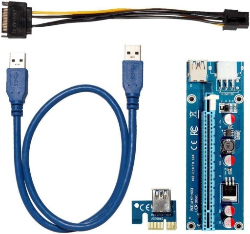 RISER 006C PCIE USB 3.0 1X 16X