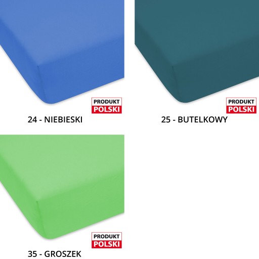 PRZEŚCIERADŁO JERSEY BAWEŁNIANE 70x120 CM Z GUMKĄ DUŻY WYBÓR KOLORÓW