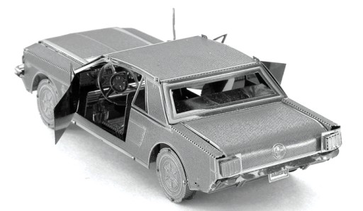 Металлическая Земля Ford Mustang 1965 Металлическая Модель