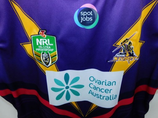 Мужская майка для регби BLK Melbourne Storm S