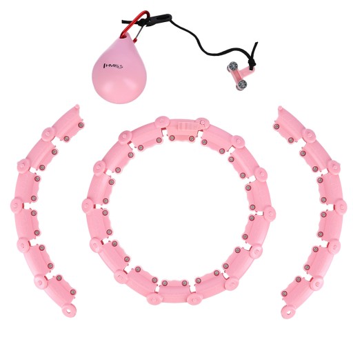 HULA HOP PLUS SIZE С ГУБКАМИ HMS HHW11 СВЕТЛО-РОЗОВОЕ КОЛЕСО