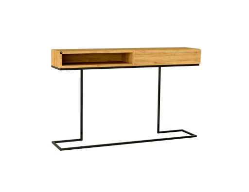 KONSOLA 120 cm DREWNO LITE DĄB OLCHA SKD-327